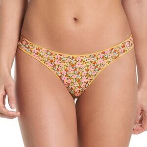 NWT Maaji Sunflower Flirt Reversible Bikini Bottoms Size XL